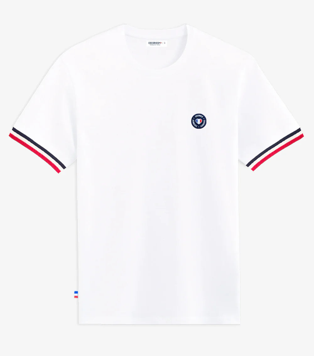 T-shirt Homme Supporter Blanc - Le Blason