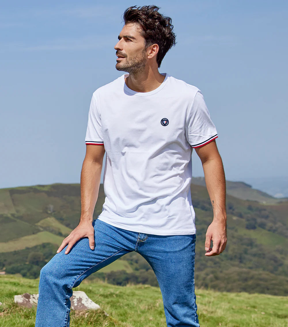 T-shirt Homme Supporter Blanc - Le Blason