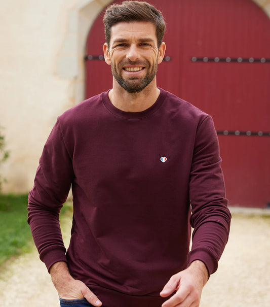 Sweat Homme Bordeaux - L'Iconique