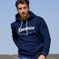 Sweat à capuche Homme Marine - French Touch