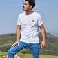 T-shirt Homme Supporter Blanc - Le Blason
